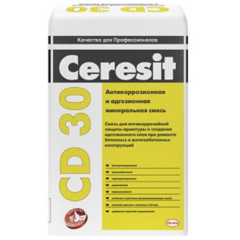 Защита от коррозий арматуры и адгезионная смесь Церезит (Ceresit) CD 30