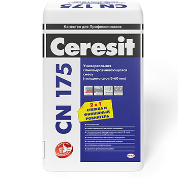 Ровнитель для пола универсальный (от 3 до 60 мм) Церезит (Ceresit) CN 175