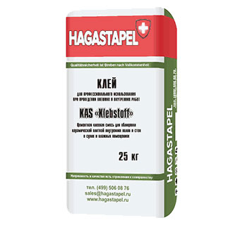 Клей для плитки HAGASTAPEL Klebstoff KAS 500