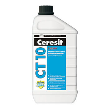 Противогрибковая водоотталкивающая пропитка для швов Церезит (Ceresit) CT 10 Super