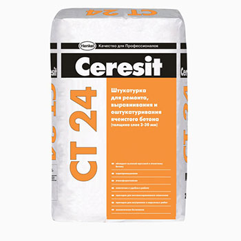 Штукатурка цементная универсальная Церезит (Ceresit) CT 24