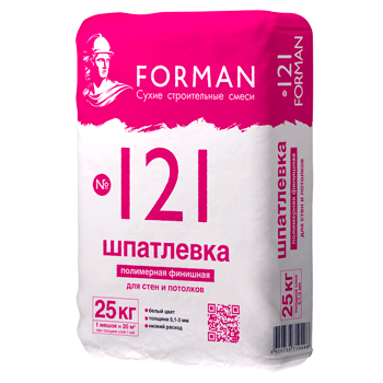 Шпатлевка полимерная финишная FORMAN 121